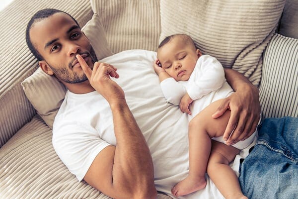 Father and baby